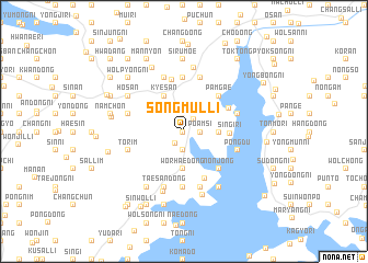 map of Sŏngmul-li