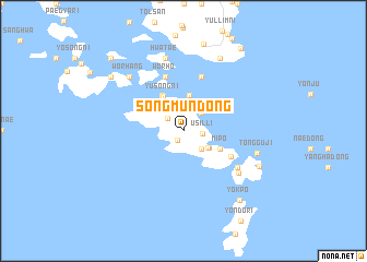 map of Sŏngmun-dong