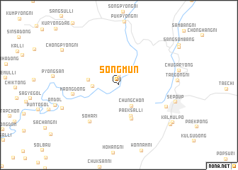 map of Sŏngmun