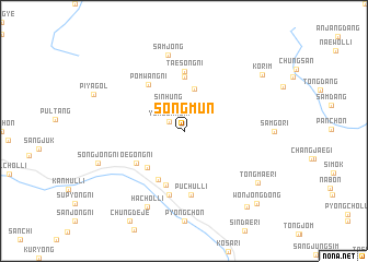 map of Sŏngmun