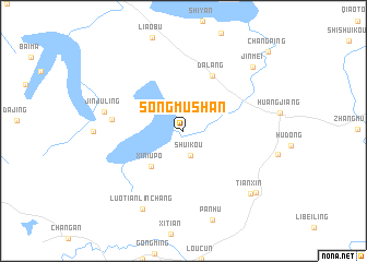 map of Songmushan