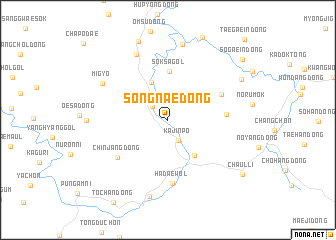 map of Sŏngnae-dong