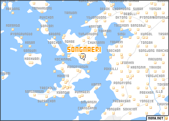 map of Sŏngnae-ri