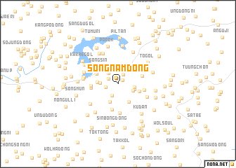 map of Sŏngnam-dong