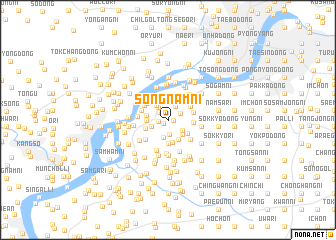 map of Songnam-ni