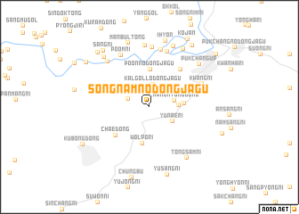 map of Songnam-nodongjagu