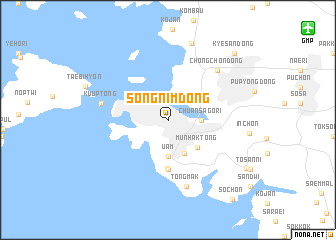 map of Songnim-dong