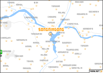 map of Sŏngnim-dong