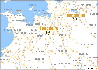 map of Songnim-ni