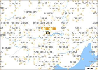 map of Songnim