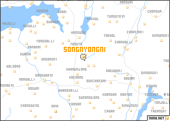 map of Songnyong-ni