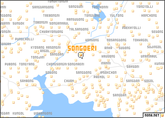 map of Sŏngoe-ri