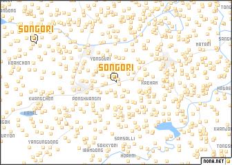 map of Songo-ri