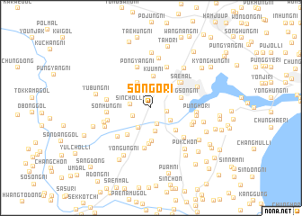 map of Songo-ri