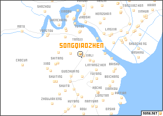 map of Songqiaozhen