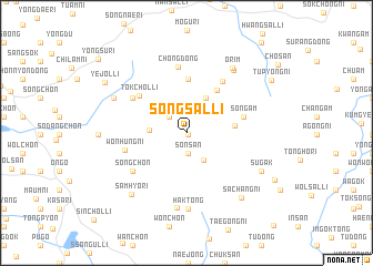 map of Sŏngsal-li