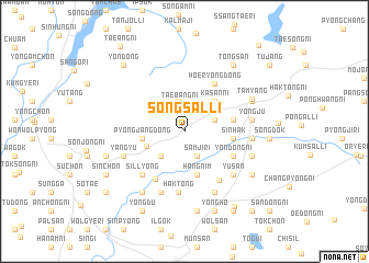 map of Sŏngsal-li