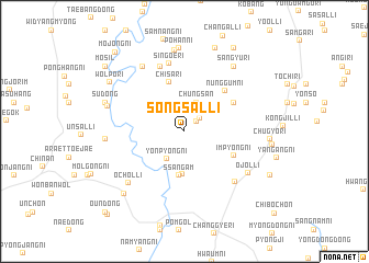 map of Sŏngsal-li