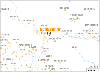 map of Songsan-ni