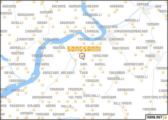map of Songsan-ni
