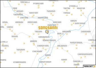 map of Songsan-ni