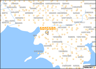map of Songsan