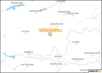 map of Songshanli