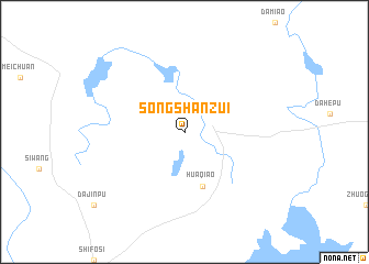 map of Songshanzui