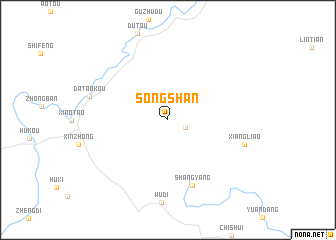 map of Songshan