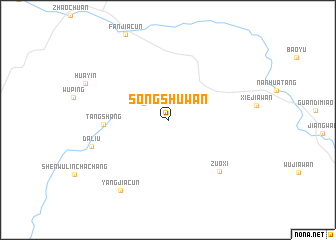 map of Songshuwan