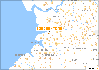 map of Songsŏk-tong