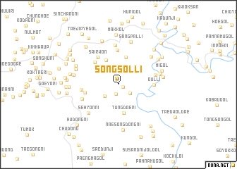 map of Songsŏl-li