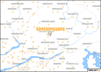 map of Songsŏng-dong