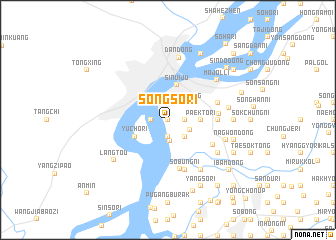 map of Sŏngsŏ-ri