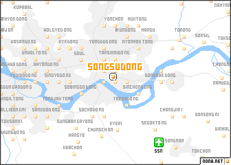 map of Sŏngsu-dong