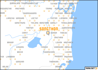 map of Song Thôn