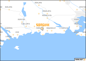 map of Songvik