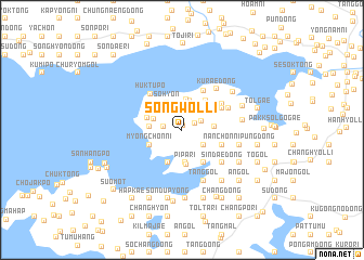 map of Songwŏl-li