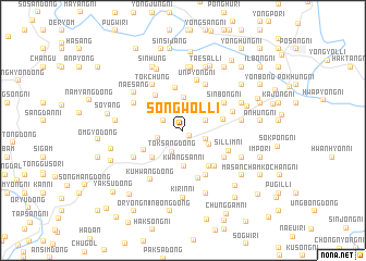 map of Songwŏl-li