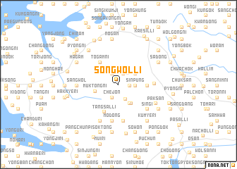 map of Songwŏl-li