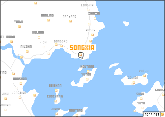 map of Songxia