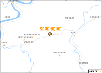 map of Songxiqiao