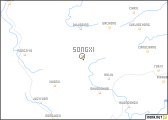 map of Songxi