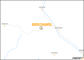 map of Songzhuang