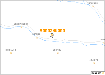 map of Songzhuang
