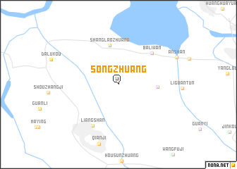 map of Songzhuang