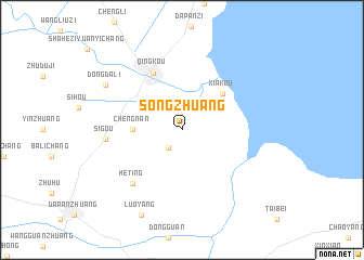 map of Songzhuang