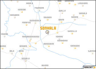 map of Sonhala