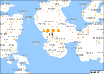 map of Sŏnhang