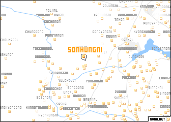 map of Sŏnhŭng-ni